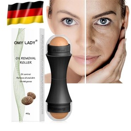 Oil Absorbing Face Roller Made of Volcanic Rock for Removing Oil Matte Roller Oil Control Facial Cleansing for Oily and Oily Skin Oil Control