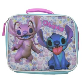 Fast Forward Stitch & Angel Rectangle Lunch bag, Small, Pink