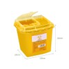 As One 8-7221-03 Navis Dispenser Box, Yellow, 1.1 gal (5