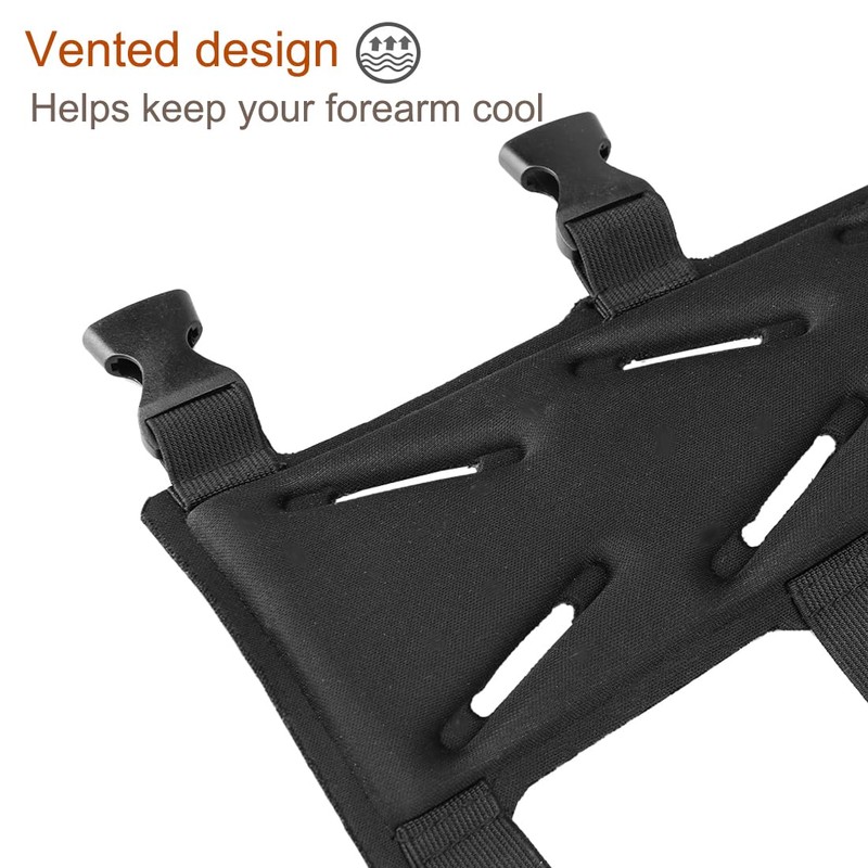 KRATARC Archery Arm Guard Adjustable 3-Strap Accessory Lightweight Hunting Target