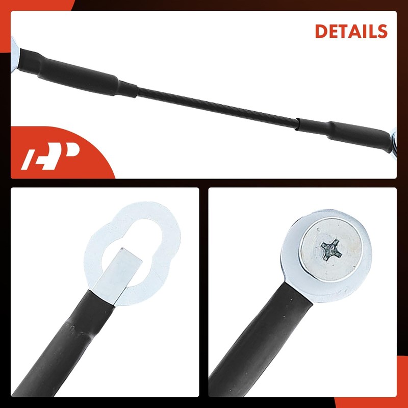 A-Premium Tailgate Support Cable Compatible with Toyota Tundra 2000-2006, 11-3/8