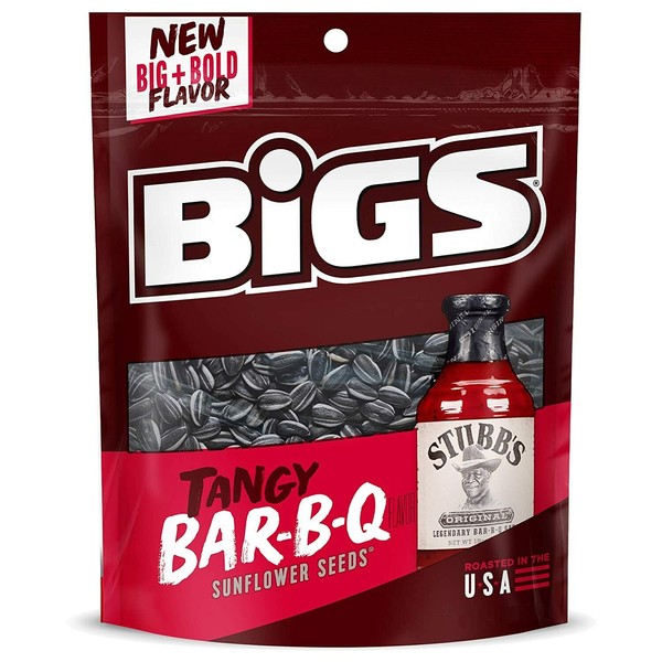 BIGS Stubb's Bar-B-Que Sunflower Seeds, 5.35-oz. Bag (1-Bags)