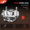 A-Premium Front Wheel Bearing and Hub Assembly with 4-Lug Compatible