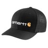 Carhartt Mens Rugged Flex Fitted Canvas Mesh Back Graphic Baseball