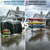 Heavy Duty Kayak Rack Cover 12.7ft – Waterproof Dustproof UV