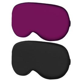 Hochoek Silk Sleep Mask for Women Man, Thicken Eye Mask for Sleeping, Breathable Eye Covers for Sleeping, Solft Eyesahde, Reduces Puffy Gifts Blindfold