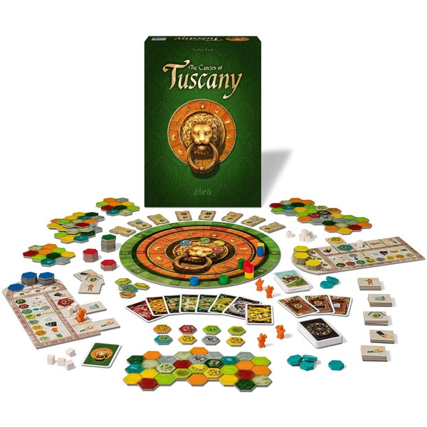 Ravensburger The Castles of Tuscany Strategy Game for Ages 12 & Up - A Fast, Strategic Game of Region Building During The Italian Renaissance