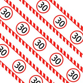 Premium Birthday Barrier Tape, Unique Traffic Sign Decoration, 20 m Length, Ideal for Party Decoration and Gifts (Men & Woman) (30)