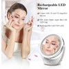 TOUCHBeauty Espejo LED recargable (1X/5X) TB-1276