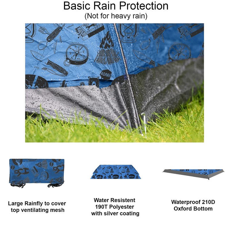 KidzAdventure 2 in 1 Indoor/Outdoor Tent for Kids, Small 1