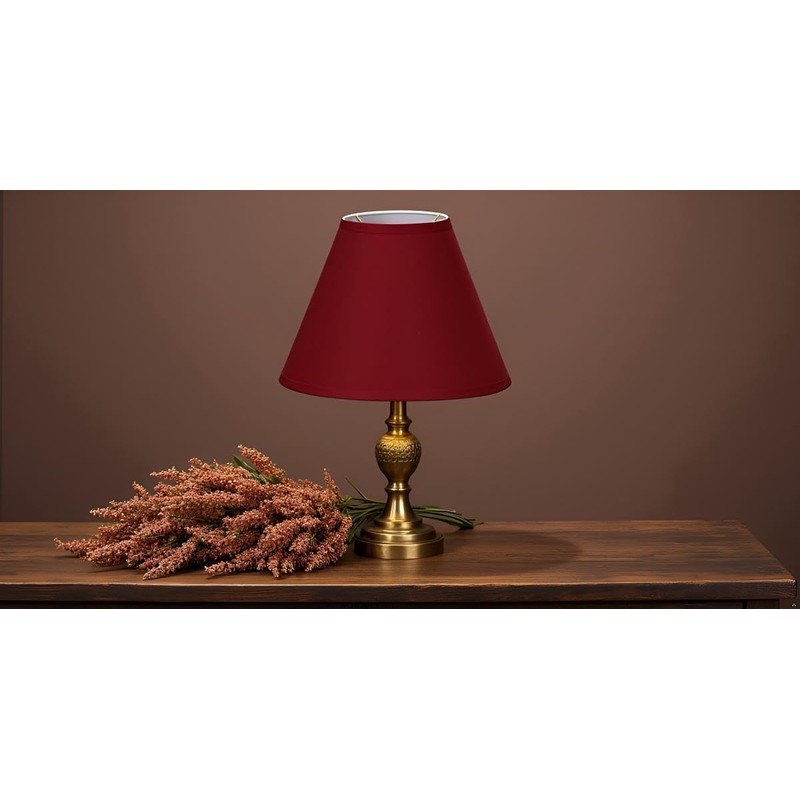 Aspen Creative 32632A Transitional Empire Shape Spider Construction Lamp Shade