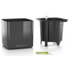 Lechuza Cube - Glossy, High-Quality Plant Cube with Stick Irrigation