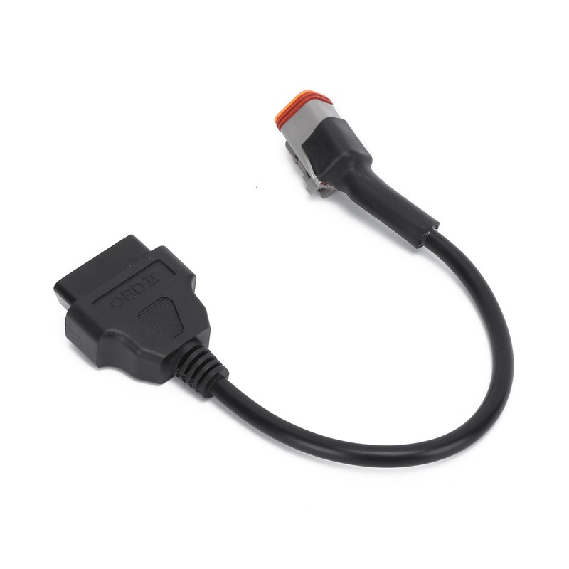 6Pin OBD2 Diagnostic Cable Adapter Professional Fault Detection for Motorcycle