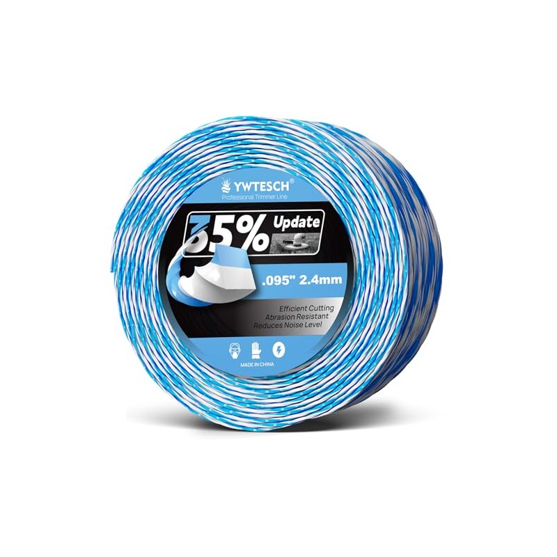 Heavy Duty Trimmer Line - 0.095'' Square Twist Weed Eater