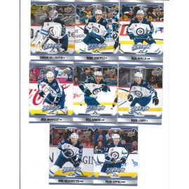2024-25 MVP Team base set Jets 8 cards w/ Hellebuyck Scheifele Connor Iafallo