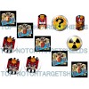 JUDGE DREDD Pinball Target Cushioned Decals PLUS Drop Targets