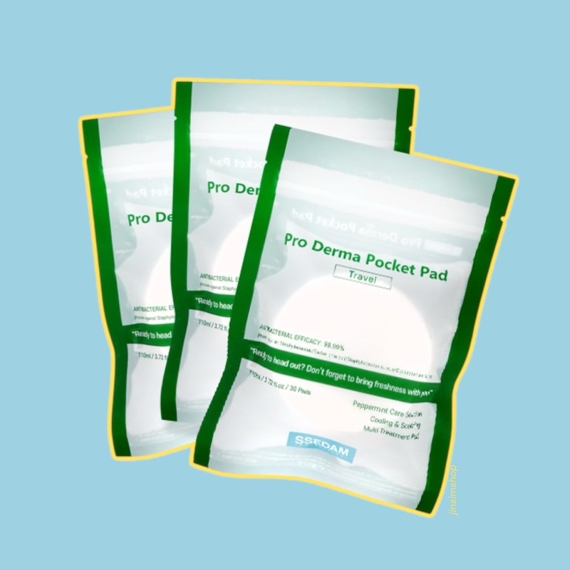 Sedam Cedam Proderma Pocket Pad Alcohol-Free Face Wash Zero Pad