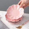 SHIDACHENG Salad Plates Set of 4, Ceramic Dessert Plate for