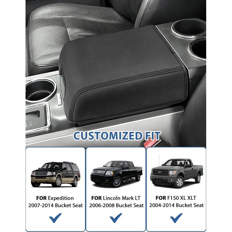 Eaglecover Center Console Cover for Ford F150 XL XLT 2004-2014,