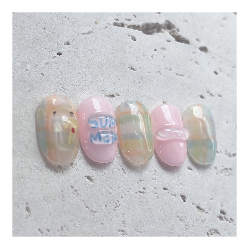 sᴜᴍᴍᴇʀ ᴠᴀᴄᴀᴛɪᴏɴ - Short Almond / sᴜᴍᴍᴇʀ ᴠᴀᴄᴀᴛɪᴏɴ - 숏아몬드