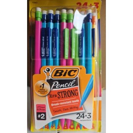 Bic 0.9mm Mechanical Pencils. Assorted Colors Pk of 24+