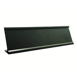 Desktop Office Nameplate Holder (Single, 8" x 2")