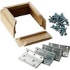L-Bracket Post Fasteners, Maple