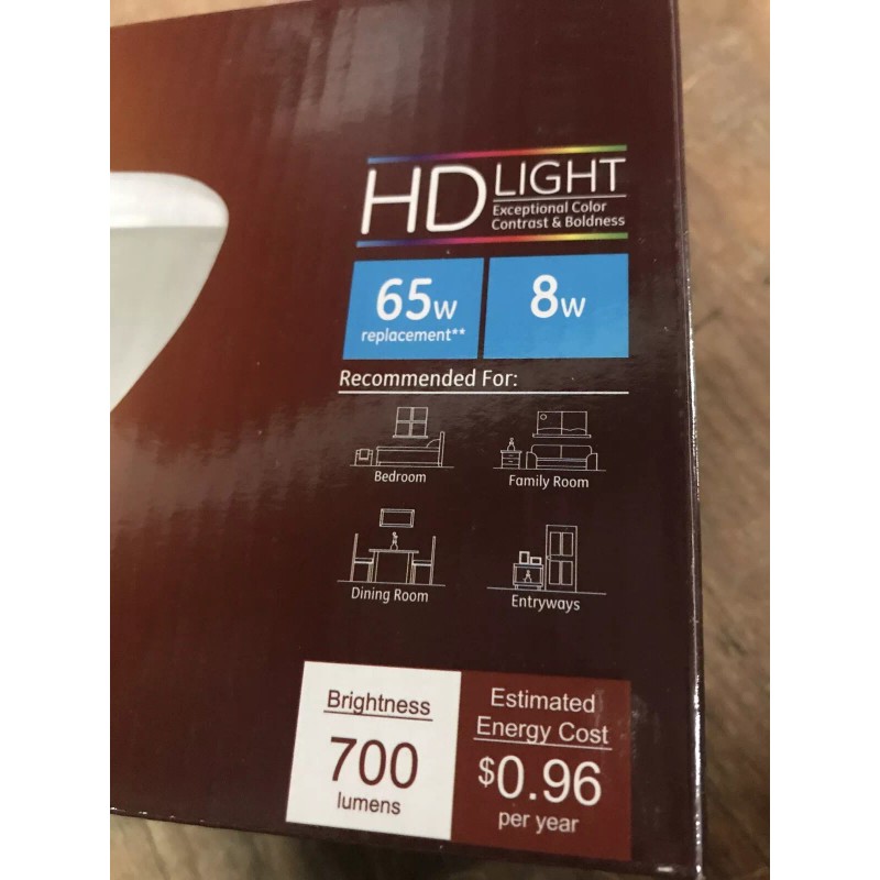 GE Soft White 65W Replacement LED Light Bulb Indoor Floodlight