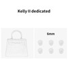 Transparent Silicone Handbag Feet Protectors, Precise-Fit Purse Bottom Stud Covers