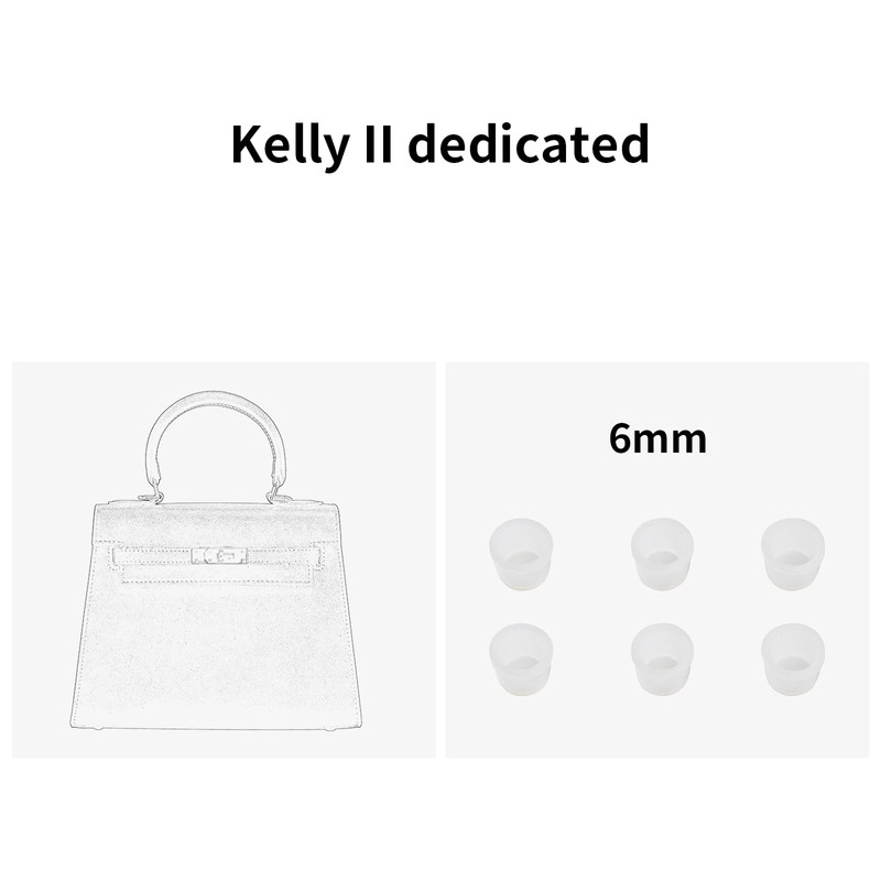 Transparent Silicone Handbag Feet Protectors, Precise-Fit Purse Bottom Stud Covers