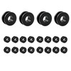 20PCS Motorcycle Rubber Grommets for Fairings Cowling, Motorcycle M6 Rubber
