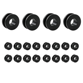20PCS Motorcycle Rubber Grommets for Fairings Cowling, Motorcycle M6 Rubber Buffer Washers Replacement Accessories