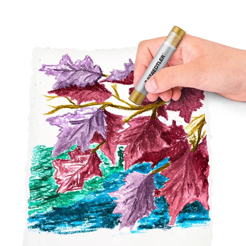STAEDTLER 2420M C6-C Design Journey Metallic Oil Pastels - Assorted