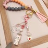 Nalefow Cute Pink Keychain, Fuzzy Cat Keychain Aesthetic Y2K Keychain