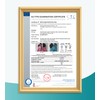 JDL Heavy-Duty Nitrile Chemical Gloves with Nylon Lining, Black Sandy