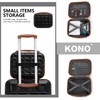 KONO Hard Shell Case, black / brown