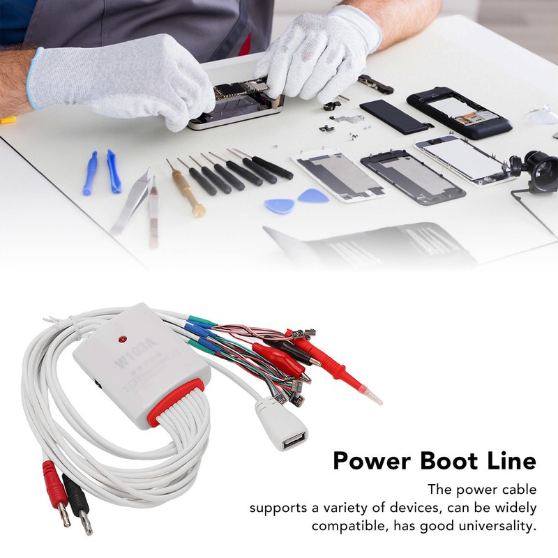 Power Boot Cable Dual Connection Port Electronic Device Repair DC