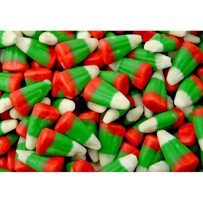 SweetGourmet Holiday Candy Corn Red, White & Green, Reindeer Corn,