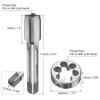 QUARKZMAN 2 Piece Tap and Die Set, 7/8-14 UNF Left