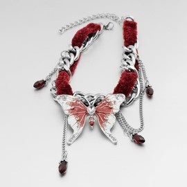 JCBCKJ Heavy work niche design exaggerated rivets senior sense collar female sweet cool hottie style necklace