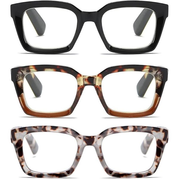 Readers for Women Oprah Style Square Reading Glasses with Spring