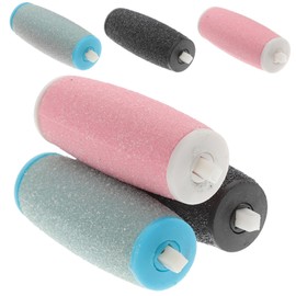 WOONEKY 6pcs Foot Pedicure Replacement Roller Coarse Skin Remover for Foot Care Sky Ergonomically Shaped for Safe Exfoliation and Easy Installation