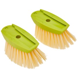 Full Circle Suds Up Soap Dispensing Dish Brush 2-pack Refill, Green