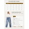 EVALESS Womens Jeans Stretchy High Waisted Pull On Ripped Distressed