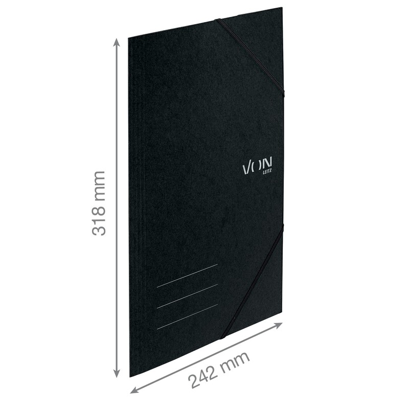 VON Leitz 30082099 Pack of 10 A4 Folder with Elastic