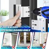 Home Security Door Lock, 2 Pcs Childproof Safety Door Lock,
