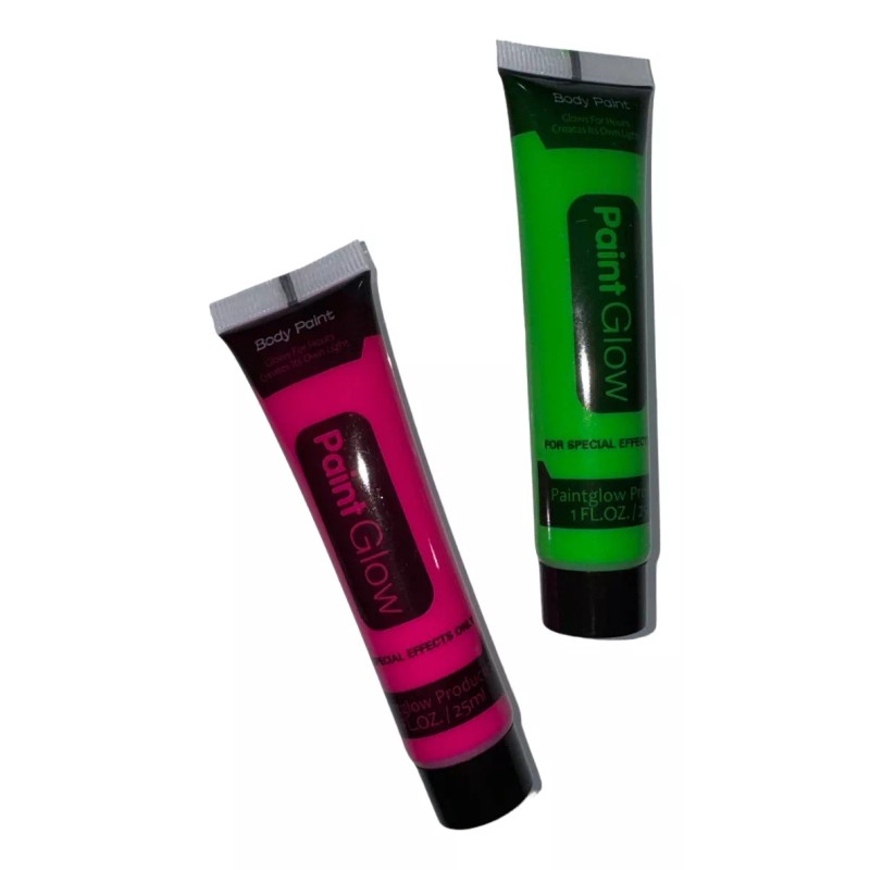 Sombreros y Fiesta México 6 Tubo Pintura Neon Fluorescente Glow