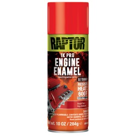 RAPTOR Engine Enamel Primer Spray, Professional Grade, Superior Adhesion For High Heat, Bright Red, 10 oz