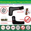 IRUFA, FS-OS-11.3D Breathable Finger Splint Trigger Finger Splint Straightener Curved