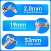 1 Pair Heavy Duty Drawer Slides Full Extension Side Mount